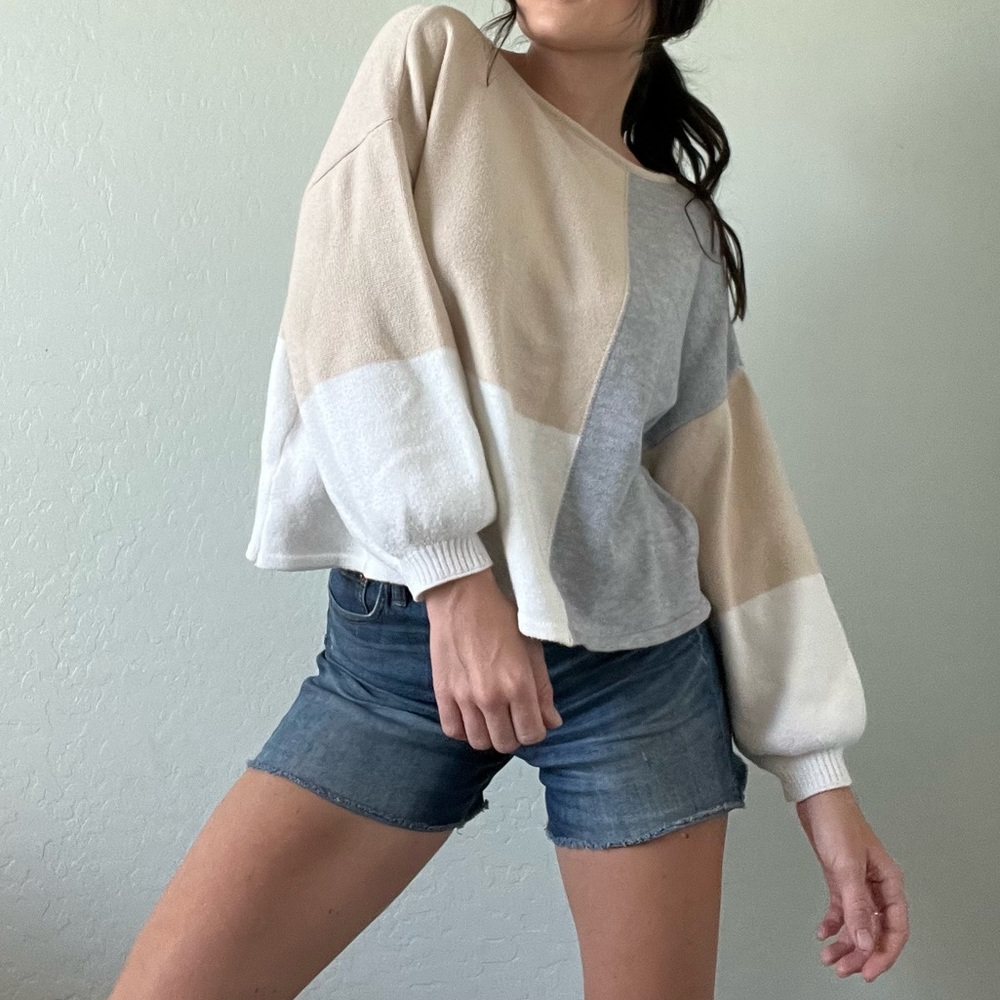 Colorblock Sweater